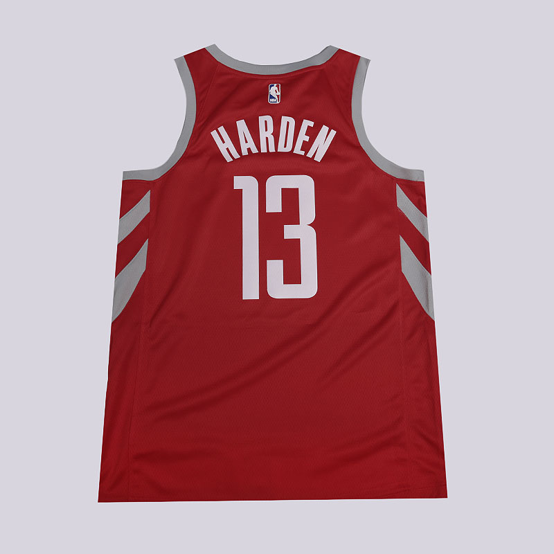 мужская красная майка Nike NBA Houston Rockets James Harden Swingman Jersey 864477-657 - цена, описание, фото 4
